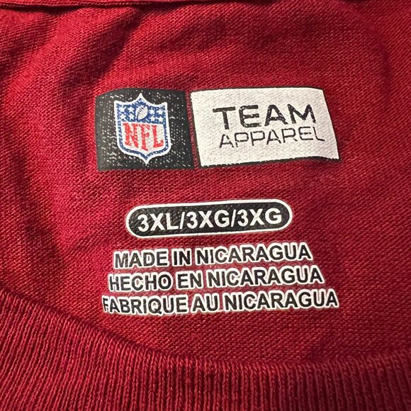 NFL Team Apparel Washington Football Team Tee NWOT 3XL - Picture 3 of 3